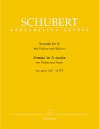 Schubert, F: Sonata for Violin in A, Op.posth.162 (D.574) (Urtext)