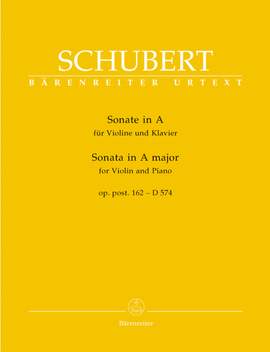 Schubert, F: Sonata for Violin in A, Op.posth.162 (D.574) (Urtext)