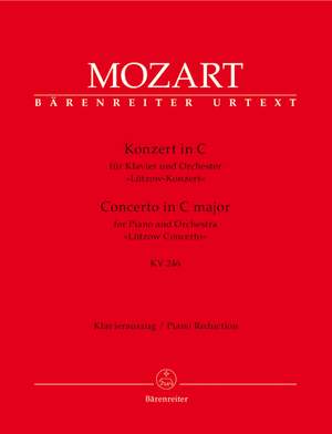 Mozart, WA: Concerto for Piano No. 8 in C (K.246) (Urtext)