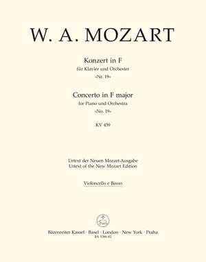 Mozart, WA: Concerto for Piano No.19 in F (K.459) (Urtext)