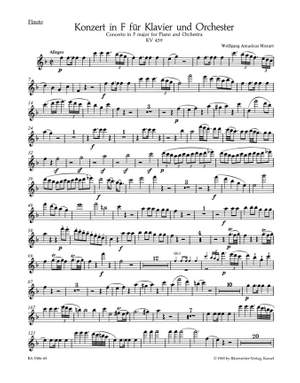 Mozart, WA: Concerto for Piano No.19 in F (K.459) (Urtext)