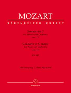 Mozart, WA: Concerto for Piano No.17 in G (K.453) (Urtext)