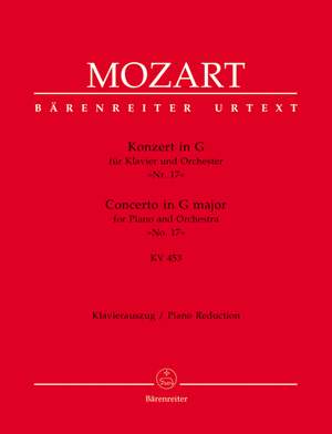 Mozart,&#x20;WA&#x3A;&#x20;Concerto&#x20;for&#x20;Piano&#x20;No.17&#x20;in&#x20;G&#x20;&#x28;K.453&#x29;&#x20;&#x28;Urtext&#x29;