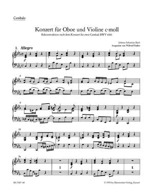 Bach, JS: Concerto for Violin and Oboe in C minor (after BWV 1060) (reconstr. W. Fischer)
