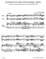 Bach, JS: Concerto for Violin and Oboe in C minor (after BWV 1060) (reconstr. W. Fischer) Product Image
