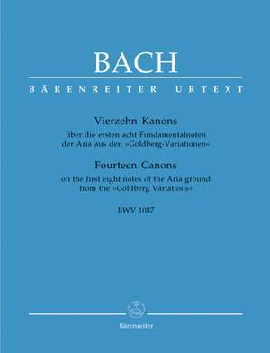 Bach, JS: Canons (14) (2-6 pt) (BWV 1087) (Urtext)