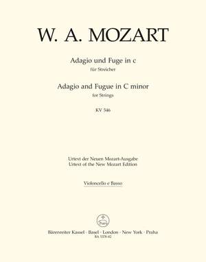 Mozart, WA: Adagio and Fugue in C minor (K.546) (Urtext)