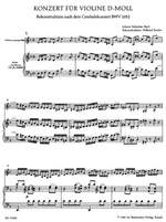 Bach, JS: Concerto for Violin in D minor (after BWV 1052) Product Image