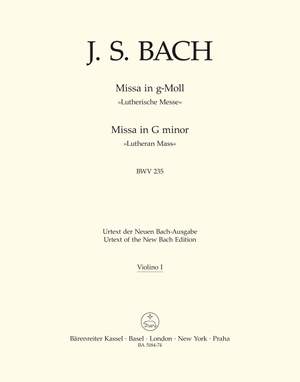 Bach, JS: Lutheran Mass in G minor (BWV 235) (Urtext) (L)