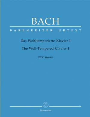 Bach, JS: Well-Tempered Clavier, Book 1 (BWV 846-869) (Urtext)