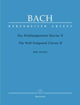 Bach, JS: Well-Tempered Clavier, Book 2 (BWV 870-893) (Urtext)