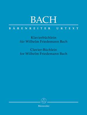 Bach, JS: Wilhelm Friedemann Notebook (Urtext)