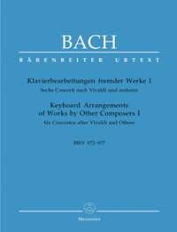 Bach, JS: Keyboard Arrangements of Works by Other Composers I (Urtext). BWV 972-977