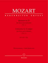 Mozart, WA: Concerto for Horn No.1 in D (K.412 + 514 (K.386b)) (Urtext)