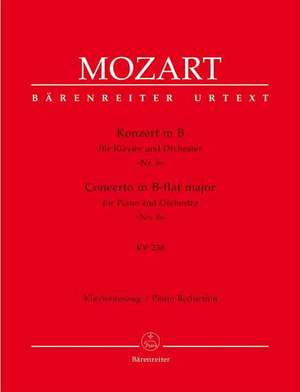 Mozart, WA: Concerto for Piano No. 6 in B-flat (K.238) (Urtext)