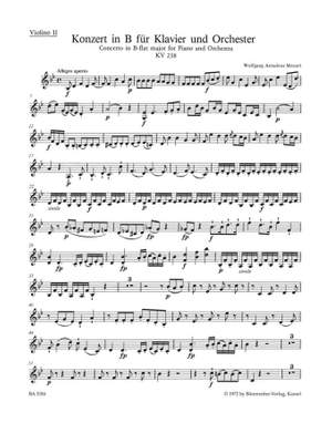 Mozart, WA: Concerto for Piano No. 6 in B-flat (K.238) (Urtext)