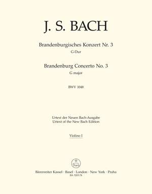 Bach, JS: Brandenburg Concerto No.3 in G (BWV 1048) (Urtext)