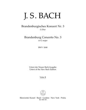 Bach, JS: Brandenburg Concerto No.3 in G (BWV 1048) (Urtext)