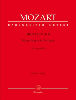 Mozart, WA: Missa brevis in D (K.194) (Urtext)