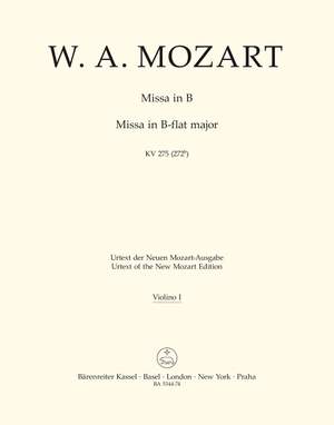 Mozart, WA: Missa brevis in B-flat (K.275) (Urtext)