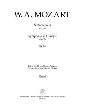 Mozart, WA: Symphony No.32 in G (K.318) (Overture in Italian Style) (Urtext)