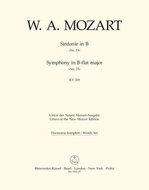 Mozart, WA: Symphony No.33 in B-flat (K.319) (Urtext)