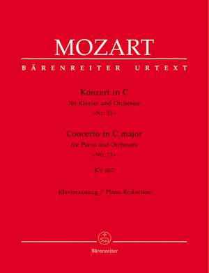 Mozart,&#x20;WA&#x3A;&#x20;Concerto&#x20;for&#x20;Piano&#x20;No.21&#x20;in&#x20;C&#x20;&#x28;K.467&#x29;&#x20;&#x28;Urtext&#x29;