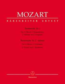 Mozart, WA: Serenade for two Oboes, two Clarinets, two Horns and two Bassoons in C minor (K.388/384a) (Urtext)