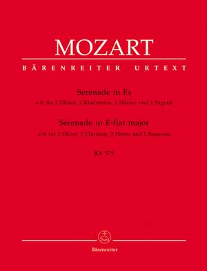 Mozart, WA: Serenade No.11 in E-flat (octet version) (K.375) (Urtext)