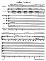 Mozart, WA: Laudate Dominum (K.339) (from Vesperae solennes de Confessore) (Urtext) Product Image