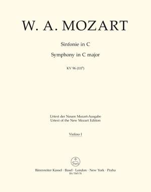 Mozart, WA: Symphony in C (K.96) (Urtext)