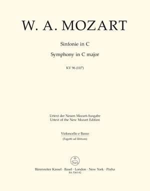 Mozart, WA: Symphony in C (K.96) (Urtext)