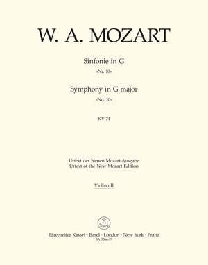 Mozart, WA: Symphony No.10 in G (K.74) (Urtext)