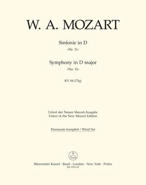 Mozart, WA: Symphony in D (K.84/73q) (Urtext)
