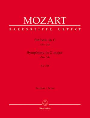 Mozart, WA: Symphony No.34 in C (K.338) (Urtext)