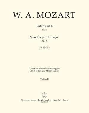 Mozart, WA: Symphony in D (K.95/73n) (Urtext)