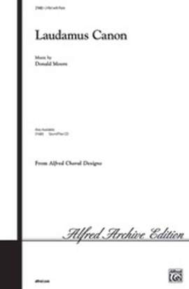 Donald Moore: Laudamus Canon 2-Part