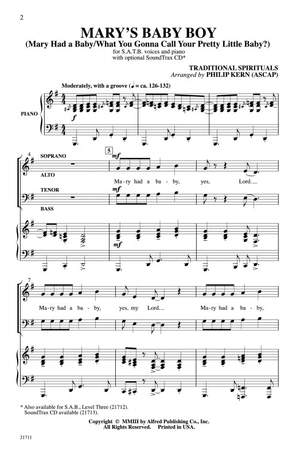 Mary's Baby Boy SATB