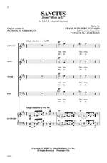 Franz Schubert: Sanctus (from Mass in G) SATB Product Image
