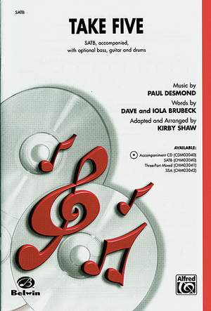 Paul Desmond: Take Five SATB