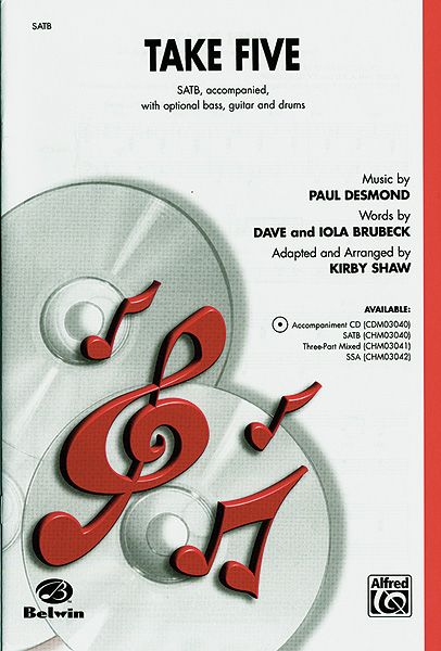 Paul Desmond: Take Five SATB