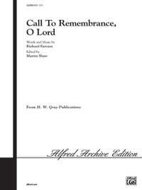 Richard Farrant: Call to Remembrance SATB