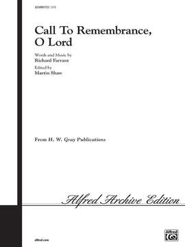 Richard Farrant: Call to Remembrance SATB