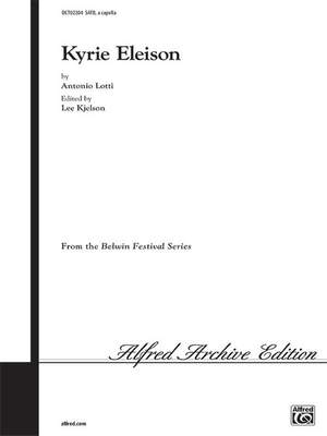 Kyrie Eleison (Lord, Have Mercy Upon Us) SATB