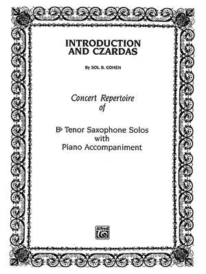 Sol B. Cohen: Introduction and Czardas
