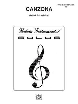 Vladimir Bakaleinikoff: Canzona