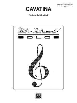 Vladimir Bakaleinikoff: Cavatina