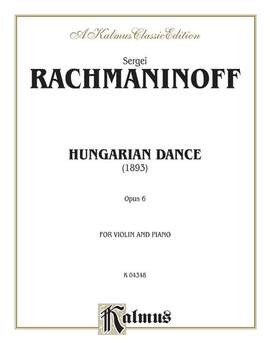 Sergei Rachmaninoff: Hungarian Dance (Urtext)