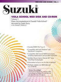 Suzuki Viola School MIDI Disk Acc./CD-ROM, Volume 1