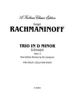 Sergei Rachmaninoff: Trio Elegiaque, Op. 9 Product Image
